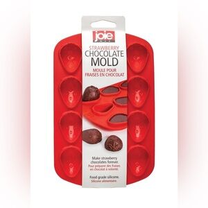 Joie Strawberry Chocolate Mold (Red) - 13.5x2x23.5cm Also could use for ice cube